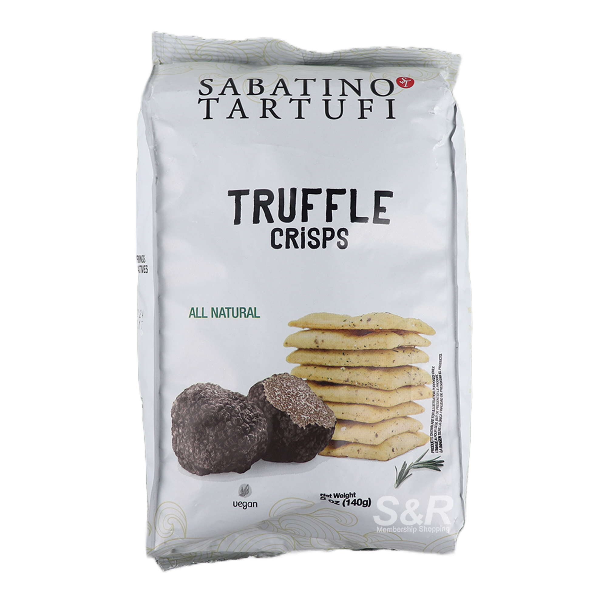 Sabatino Tartufi Crackers Truffle Crisps 140g Sabatino Tartufi Crackers Truffle Crisps 140g
